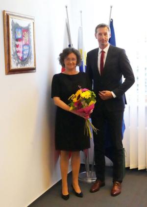 Találkozó Eperjes megye elnökével 