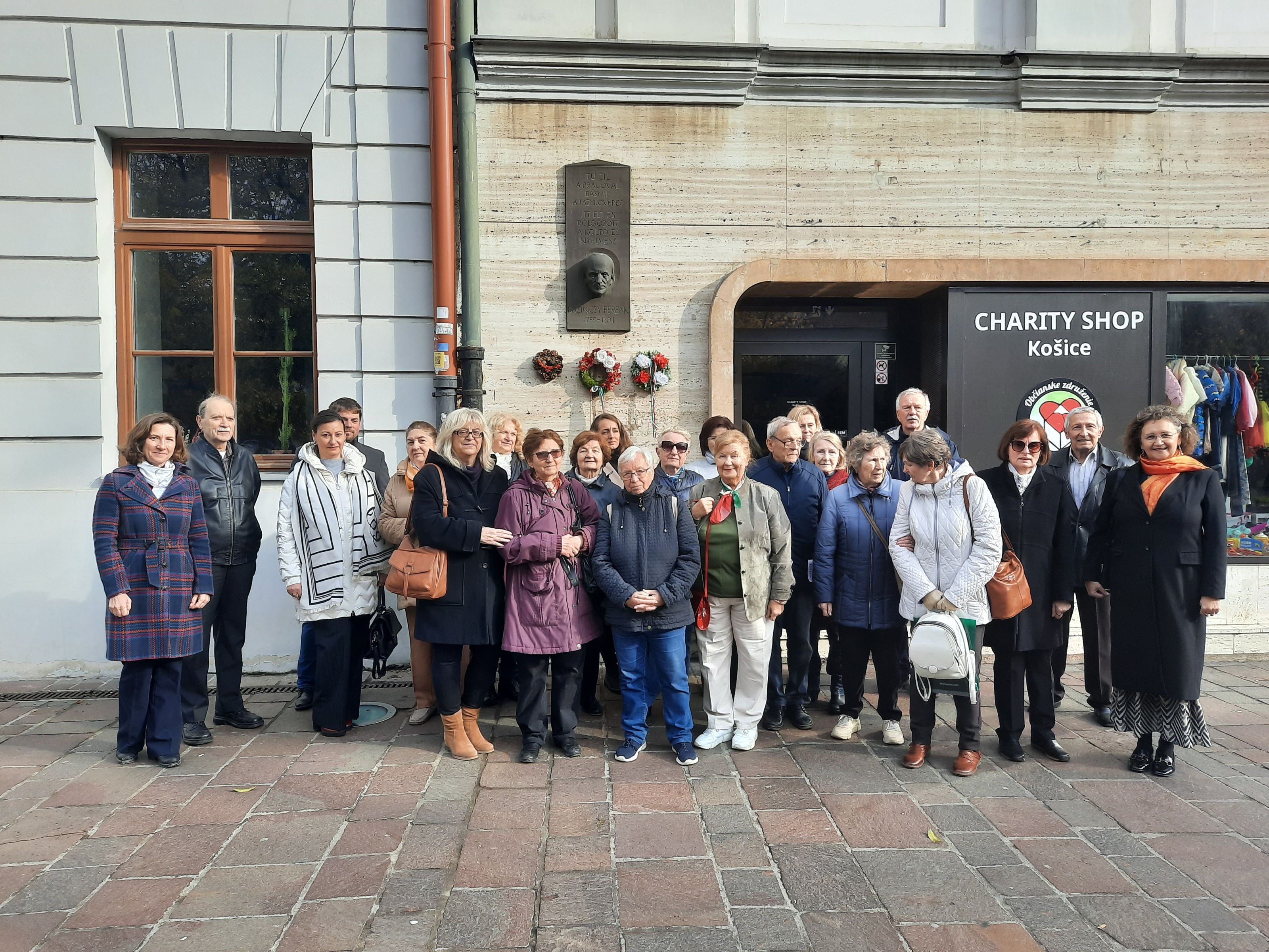 Koszorúzás a kassai Kazinczy napok alkalmából