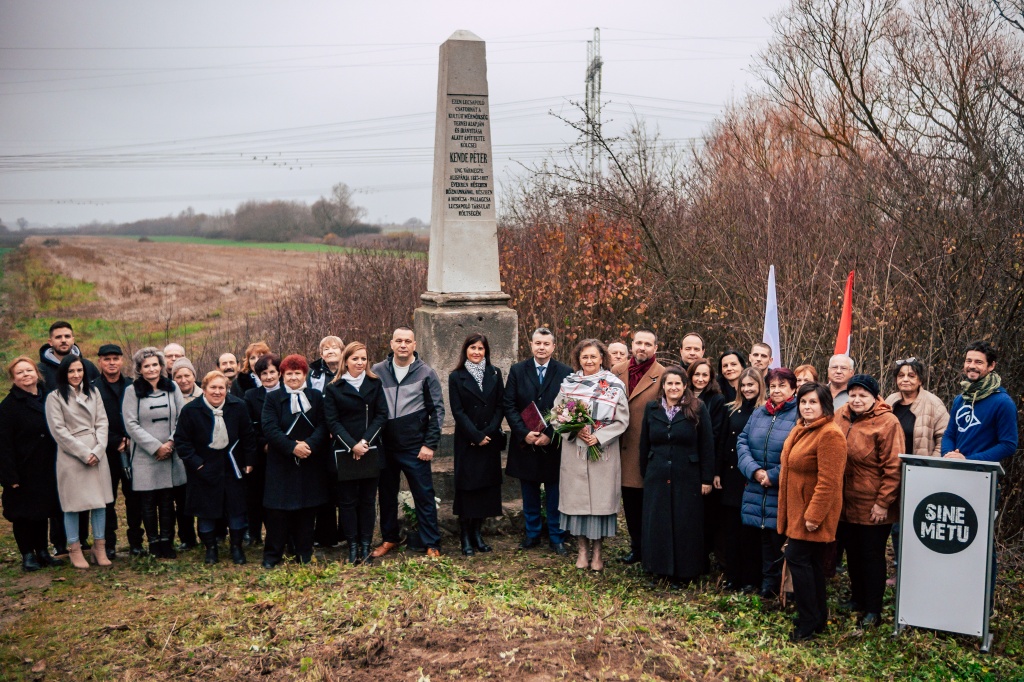 A felújított mokcsamogyorósi mocsárlecsapolási emlékmű ünnepélyes átadója